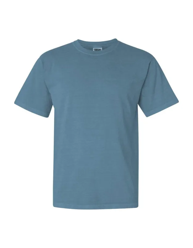 Garment-dyed Heavyweight T-shirt, Relaxed Fit, Soft Ring Spun Fabric