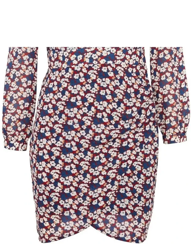 Floral Wrap Dress