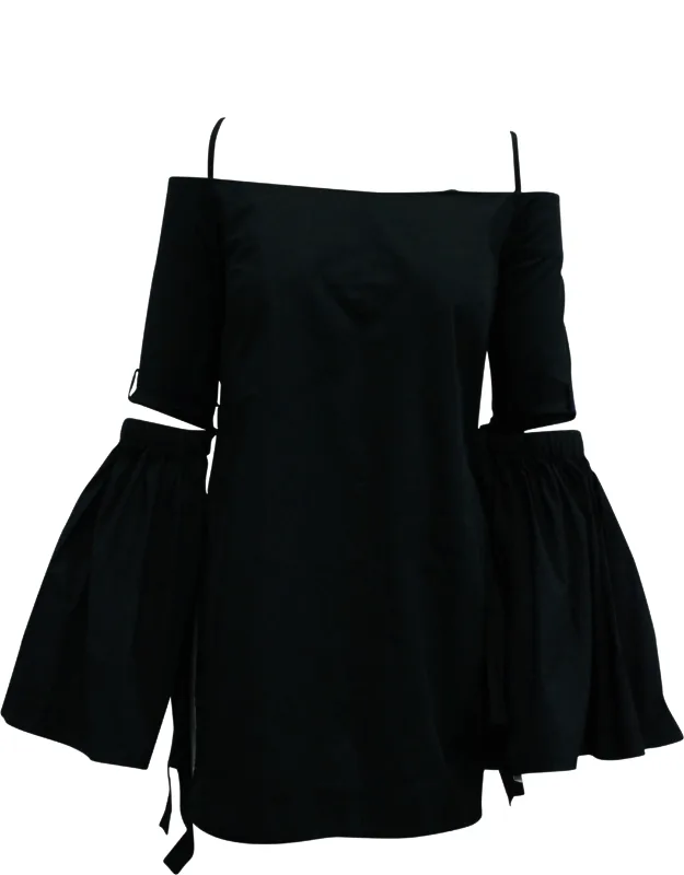 Cold-shoulder Mini Dress