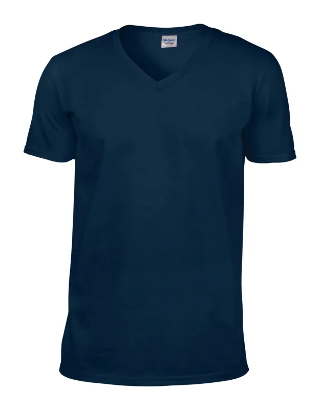 Soft Style V-neck Short Sleeve T-shirt