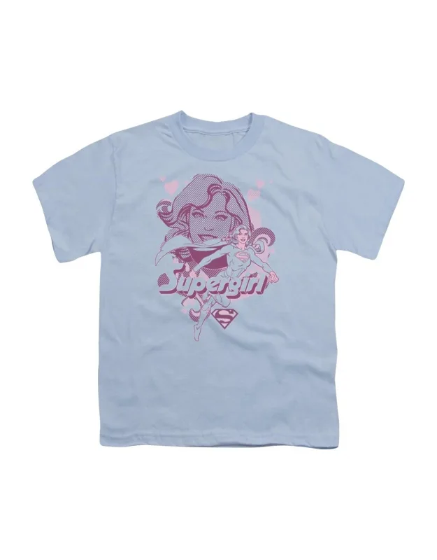 Supergirl Short Sleeve Youth Tee - Stylish Everyday Wear, 100% Cotton