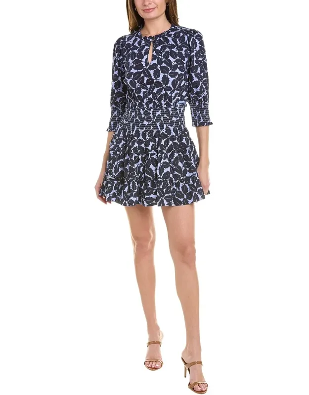 Smocked Waist Mini Dress
