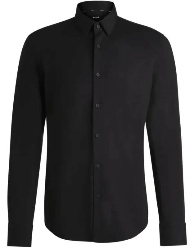 Performance-stretch Cotton-blend Jersey Shirt