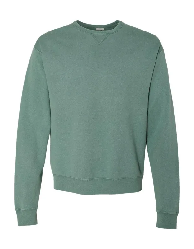 Comfortwash Crewneck Sweatshirt With 80/20 Us Grown Cotton/polyester And 100% Ringspun Cotton Face