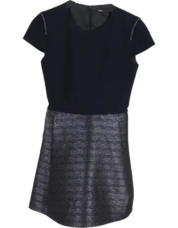 Mini Two-tone Short Sleeve Dress