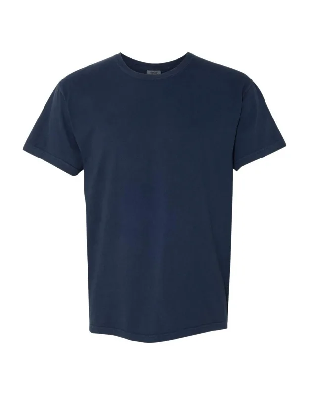 Comfort Colors Garment-dyed Heavyweight T-shirt, Relaxed Fit, Twill Taped Neck And Shoulders