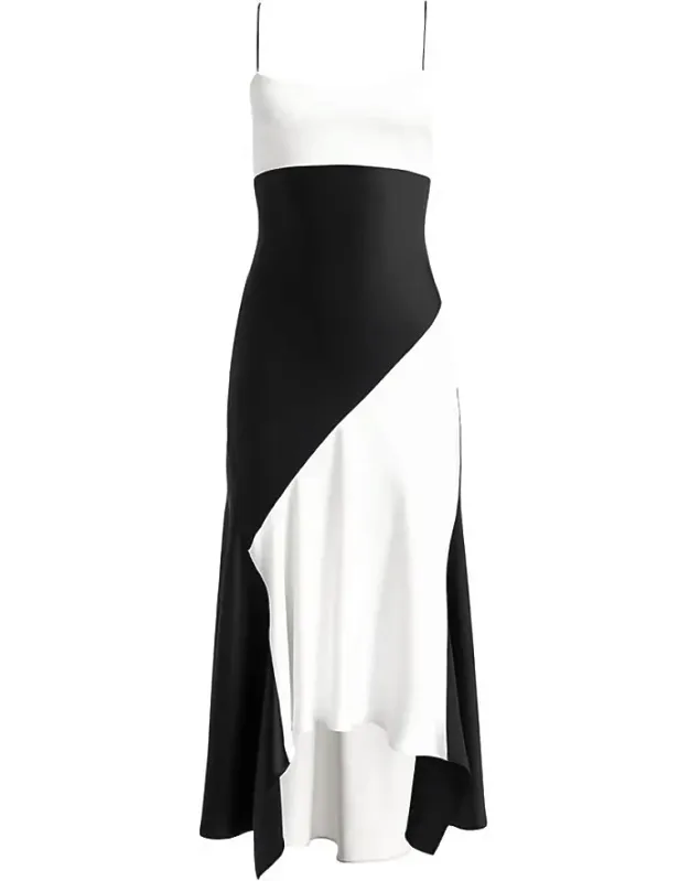 Rosa Handkerchief Midi-length Slipdress