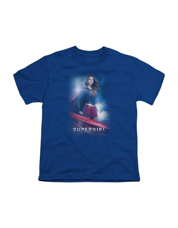 Supergirl Kara Zor El Short Sleeve Youth Tee - Stylish For Everyday Wear, 100% Cotton