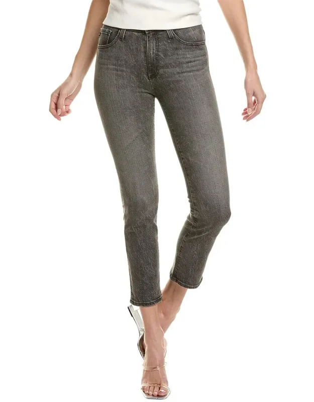 Isabelle High-rise Straight Crop Jeans