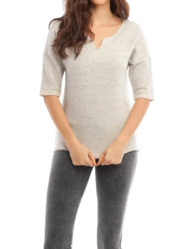 Side Tie Pullover
