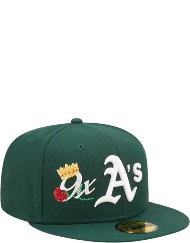 59fifty Mlb Oakland Athletics Crown 9x Champs Fitted Hat