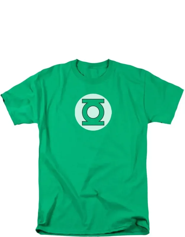 _green Lantern Logo Short Sleeve Tee - 100% Cotton, Officially Licensed_