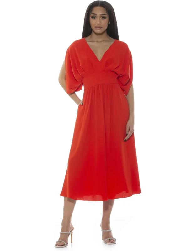 August Spilt Sleeve Dress
