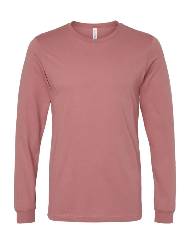 Jersey Long Sleeve Tee, 100% Airlume Combed And Ringspun Cotton, Retail Fit