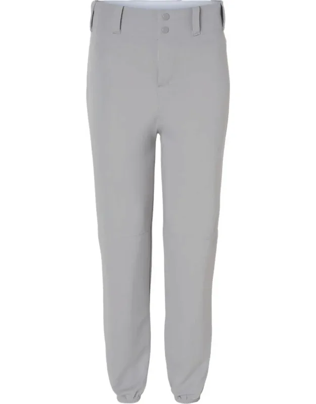 Alleson Athletic Baseball Pants With Double Knee Construction And Elastic Tapered Bottom