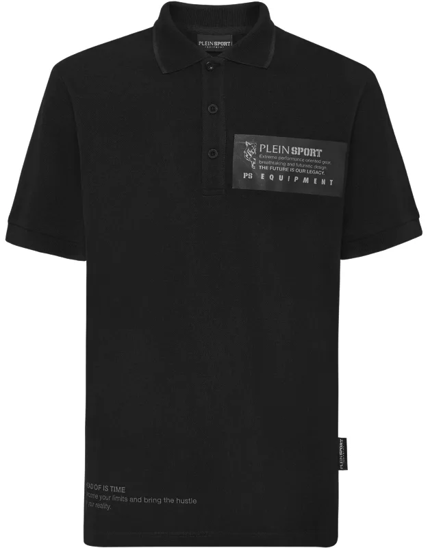 Polo Shirt Ss - Maximum Comfort, Button-up Collar