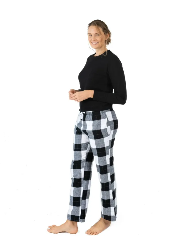Christmas Cotton Top Flannel Pant Pajama Plaid