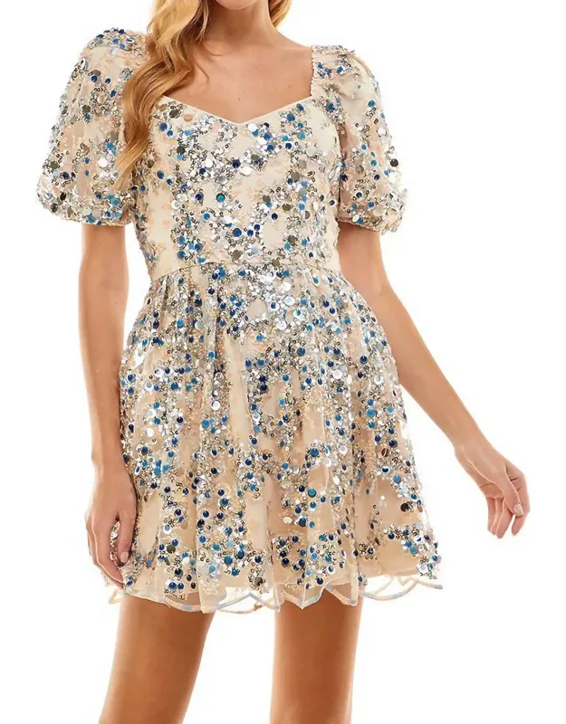 Sequin Sweetheart Dress