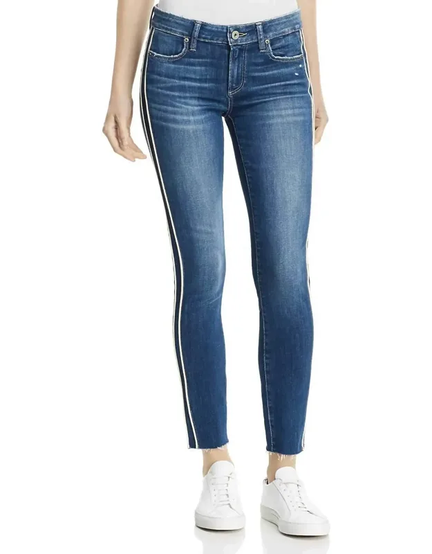 Verdugo Ankle Piping Raw Hem Jeans