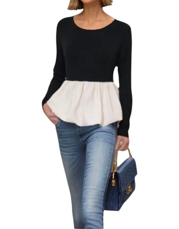 Bubble Hem Top