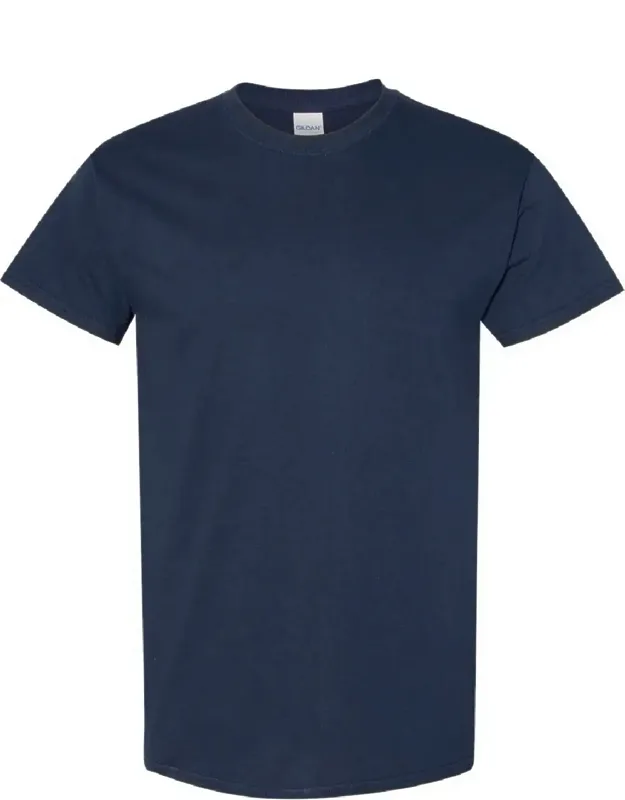 Gildan Heavy Cotton Short-sleeved T-shirt, 100% Cotton, Crew Neck