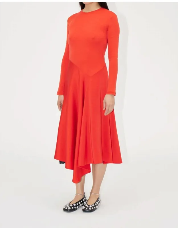 Satin Jersey Dress