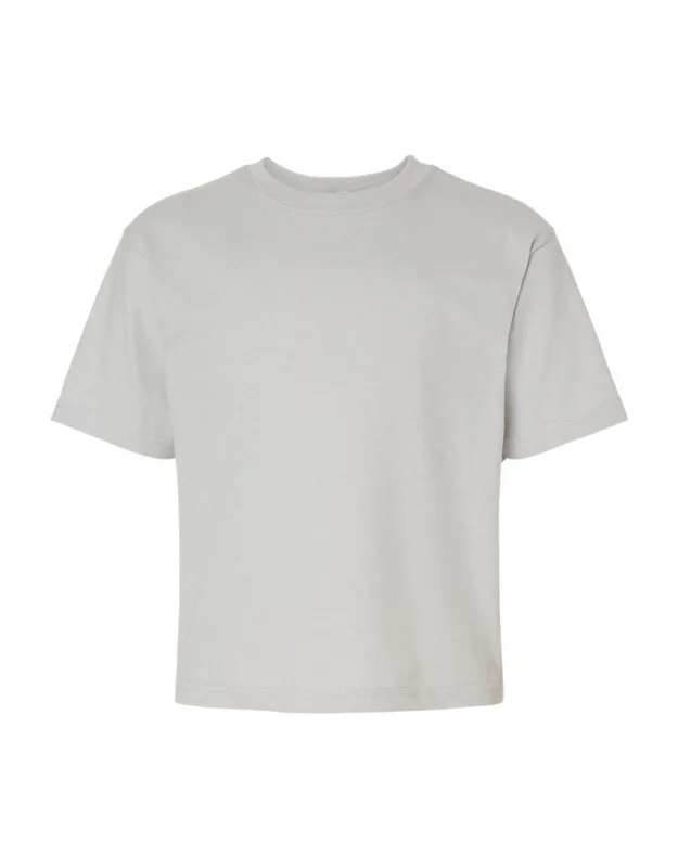 Youth Gold Soft Touch T-shirt, 100% Preshrunk Cotton, Cover Seamed Neckline