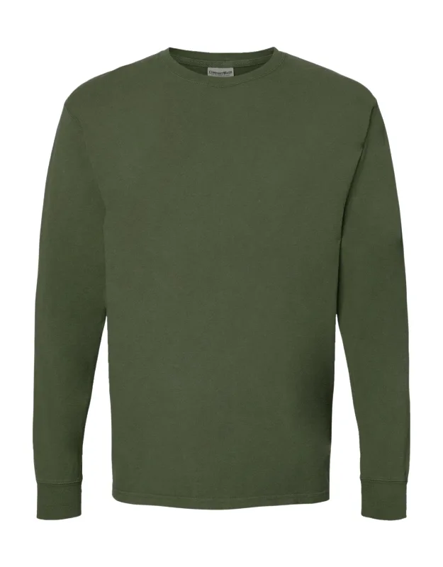Garment-dyed Long Sleeve T-shirt