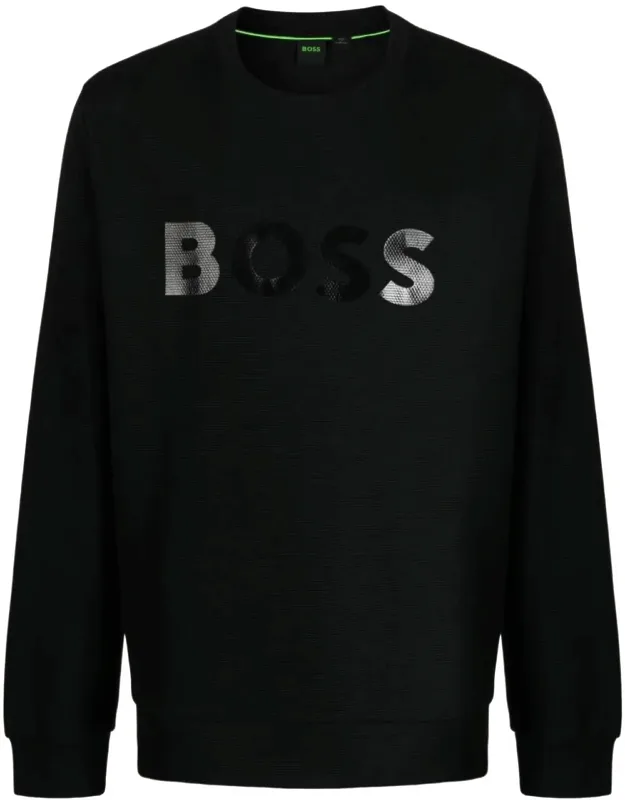 Salbo Mirror Stretch Cotton Pullover Sweatshirt