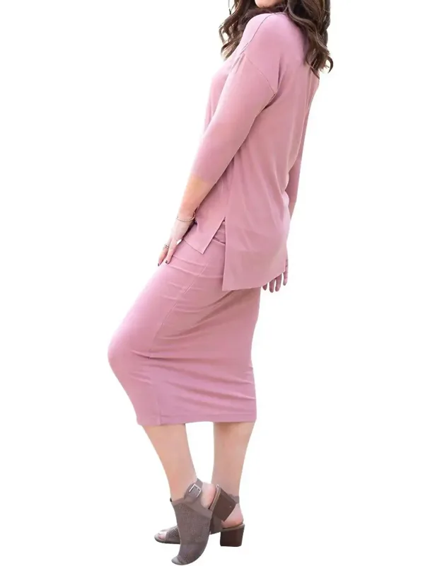 Ribbed Skirt