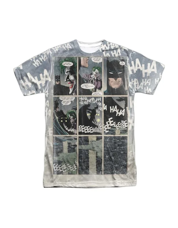 _batman Last Laugh Short Sleeve Poly Crew Tee / T-shirt - Stylish, Easy_