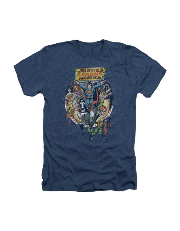Justice League Of America Star Group Tee