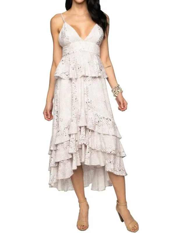 Georgia Pebble High Low Dress