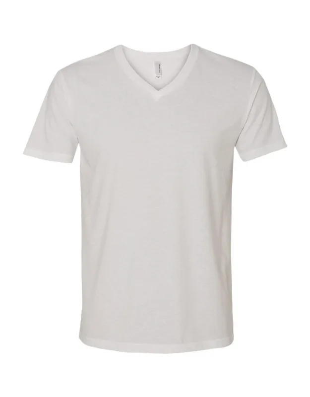 Next Level Sueded V-neck T-shirt, 4.3 Oz. Fabric, Satin Label