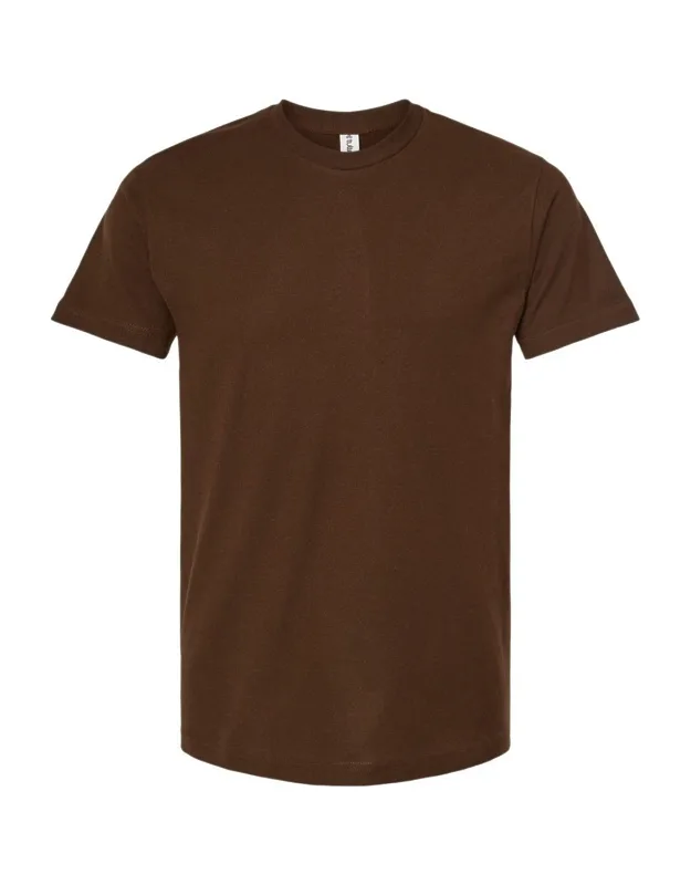 Fine Jersey T-shirt - 4.5 Oz., Pre-shrunk 100% Ringspun Cotton, Double-needle Stitching