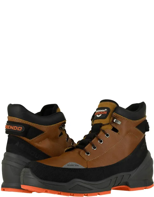 Work Boots 6" Alloy Toe, Astm F 2413-18 Rated, Oil/slip-resistant