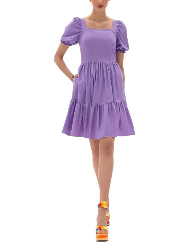 Linen-blend Dress