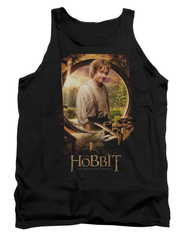 _hobbit Bilbo Poster Adult Tank Top - Stylish For Everyday Wear, 100% Pre-shrunk Cotton_