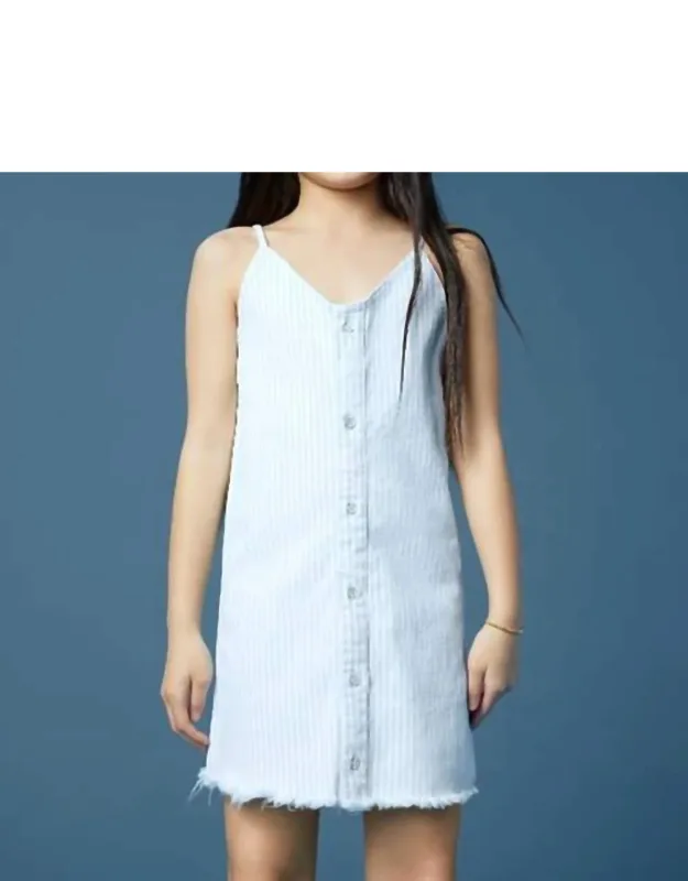 Striped Denim Dress
