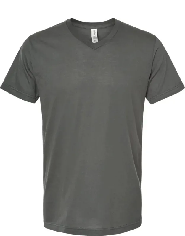 Poly-rich V-neck T-shirt