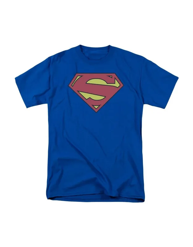 Superman New 52 Shield Short Sleeve Tee / T-shirt 100% Cotton