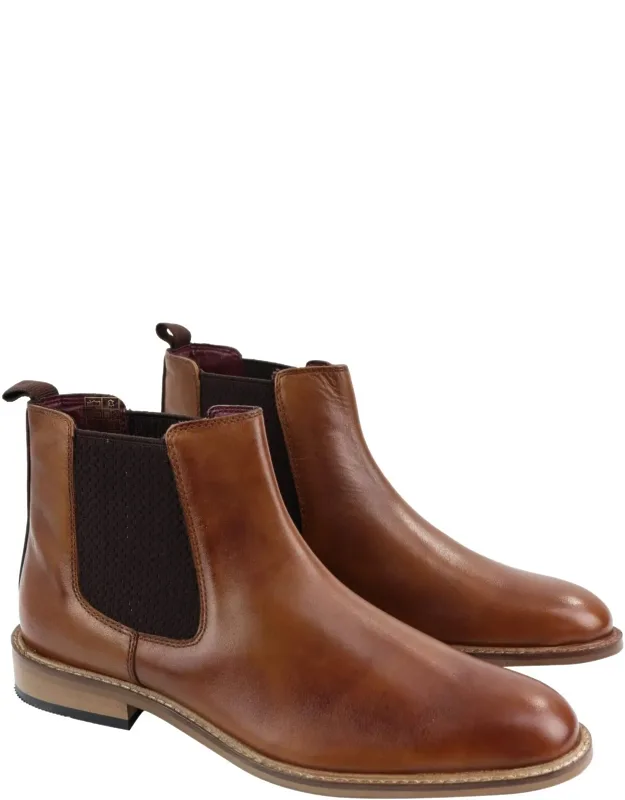 Vintage Tan Leather Dealer Boots