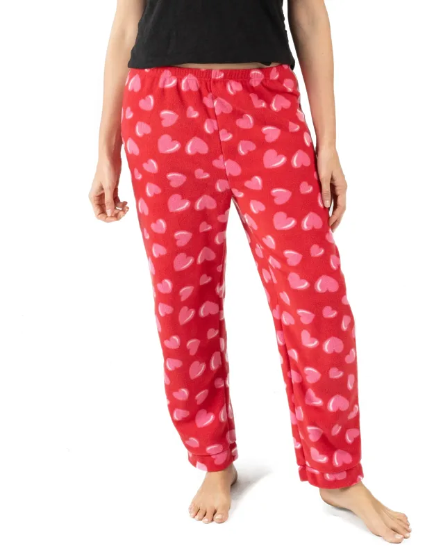 Pajama Pants With Elastic Waistband And Loose Fit