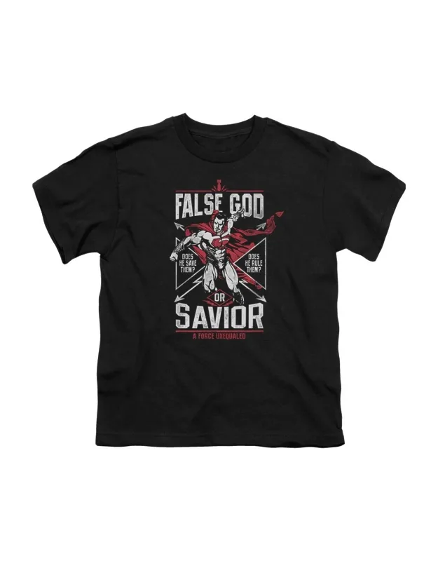 Batman V Superman False God Or Savior Short Sleeve Tee - Stylish And Comfortable