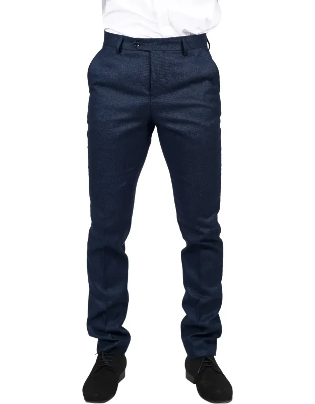 Birdseye Wedding Formal Trousers