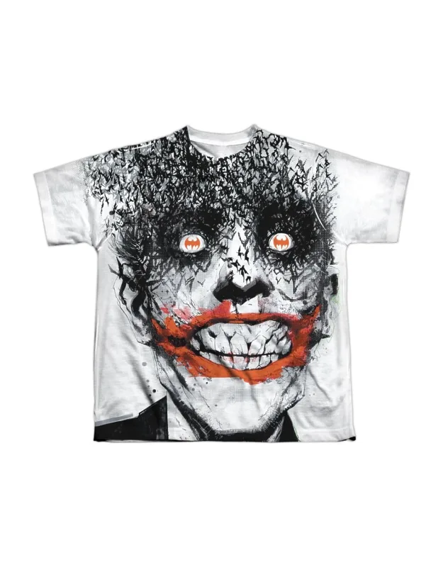 _batman Bats On The Brain Short Sleeve Poly Crew Tee / T-shirt_