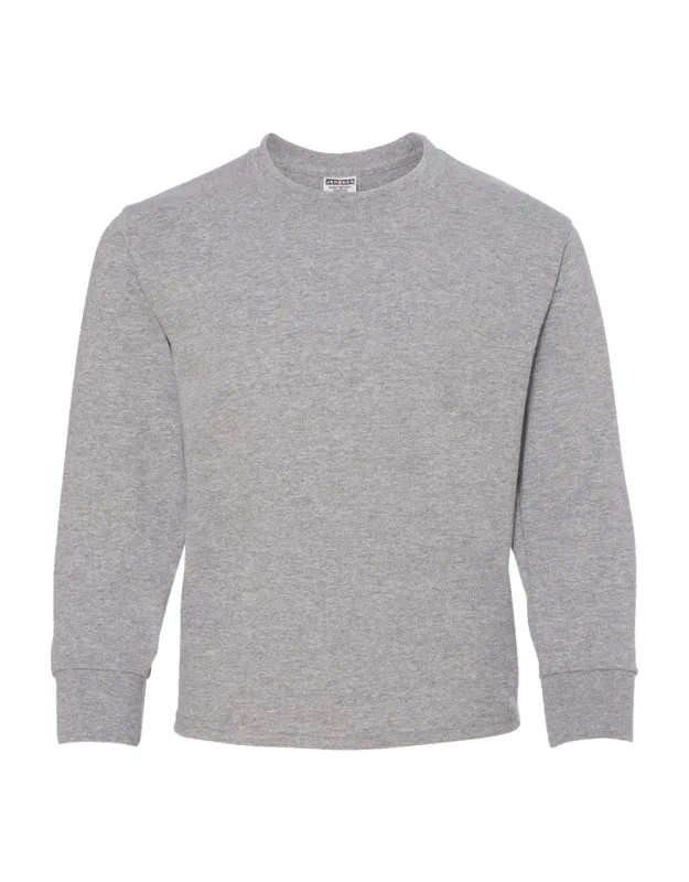 Dri-power Long Sleeve T-shirt With Advanced Moisture-management Performance And Excellent Printability