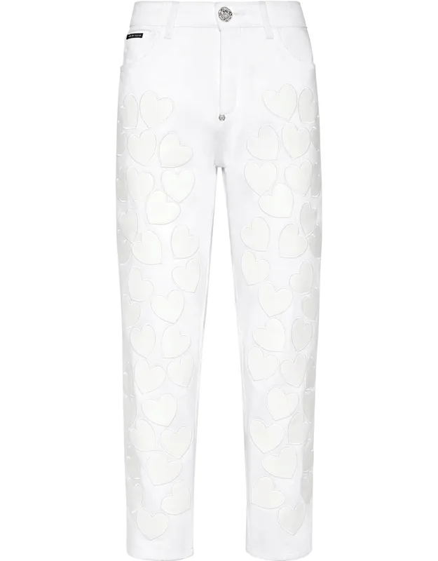 Mom Fit Denim Trousers