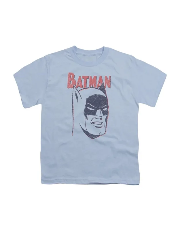 _batman Crayon Short Sleeve Youth Tee / T-shirt - Stylish, 100% Cotton_