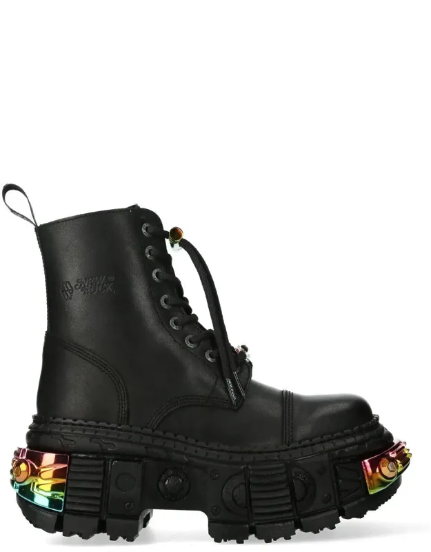 Platform Leather Boots